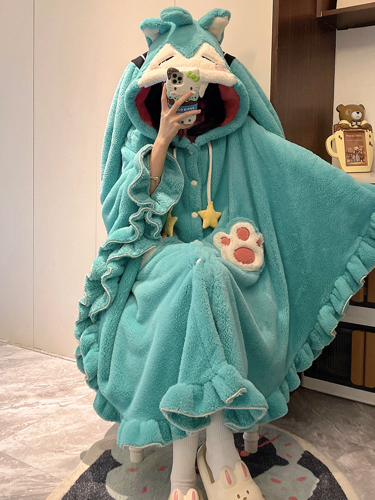 Hatsune Miku Featured Cute Warm Pajama