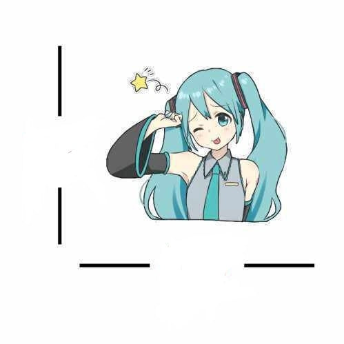 Hatsune Miku Waterproof Cute Sticker Big Size