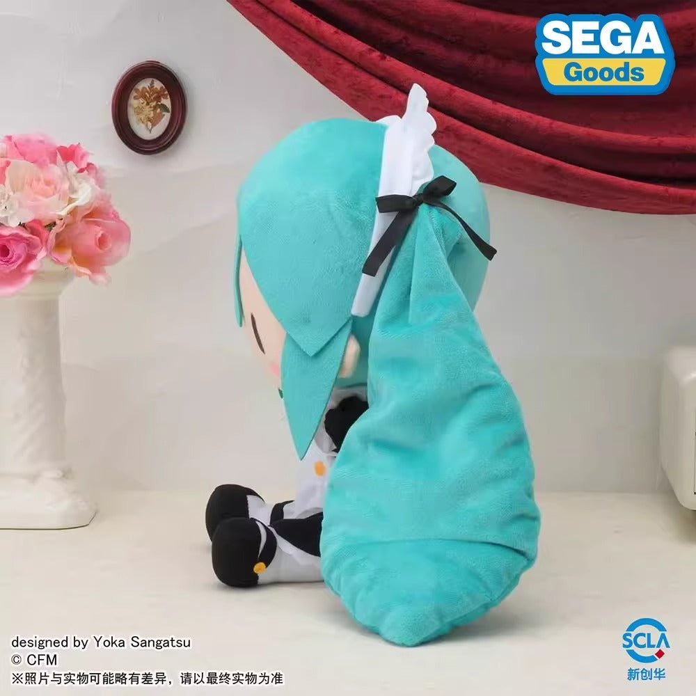 30cm Blue Hatsune Miku Maid Style Plush