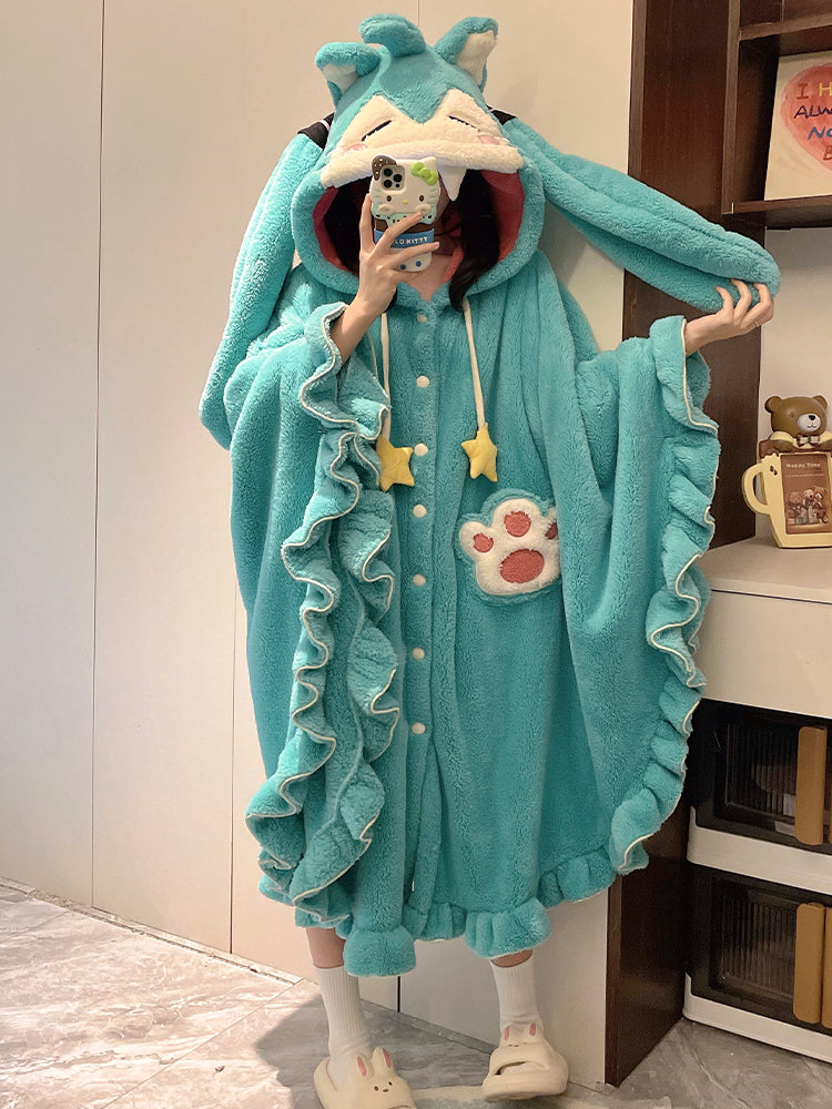 Hatsune Miku Featured Cute Warm Robe