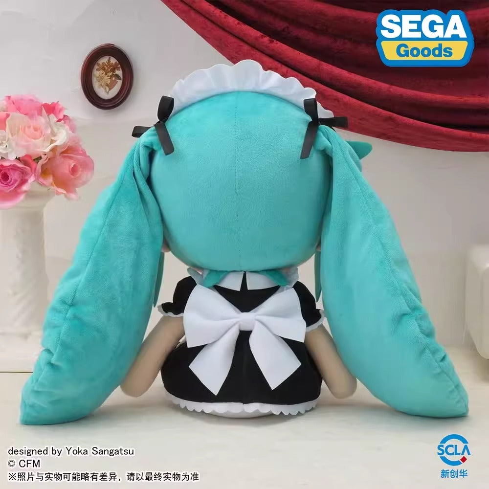 30cm Blue Hatsune Miku Maid Style Plush