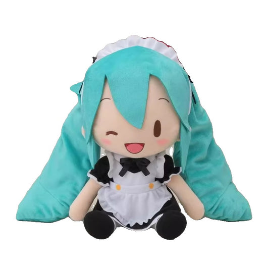 30cm Blue Hatsune Miku Maid Style Plush