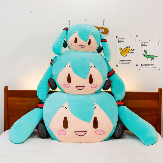 Hatsune Miku Holding Plush Pillow