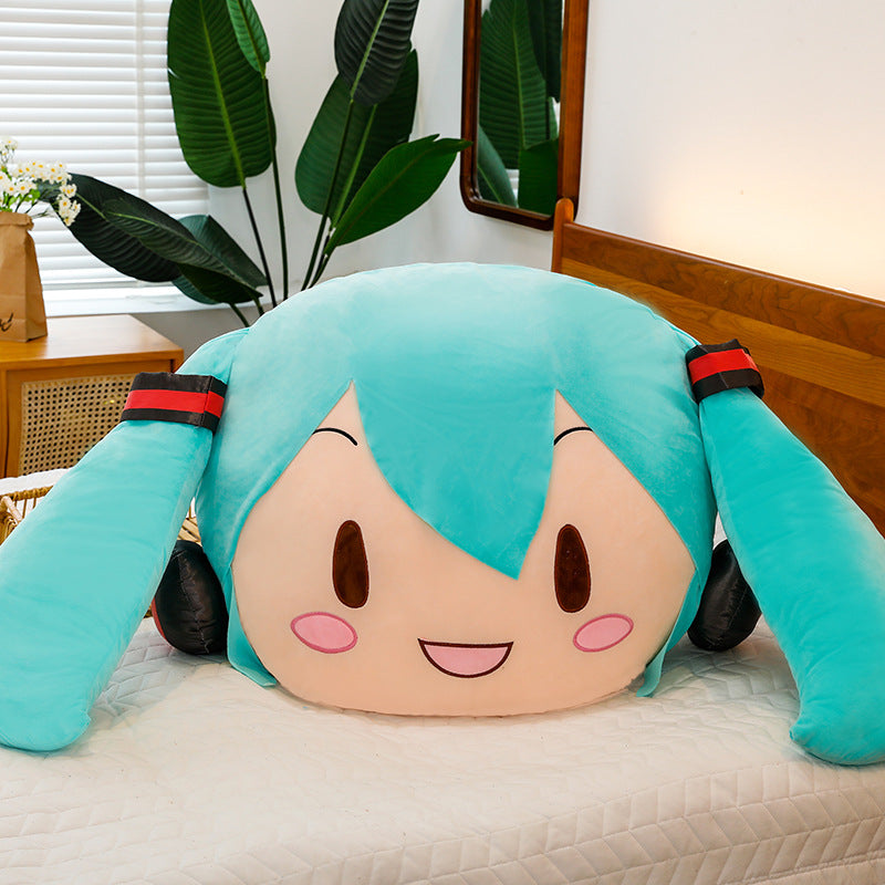 Hatsune Miku Holding Plush Pillow