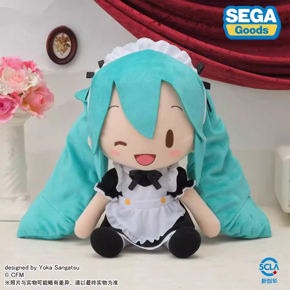 30cm Blue Hatsune Miku Maid Style Plush