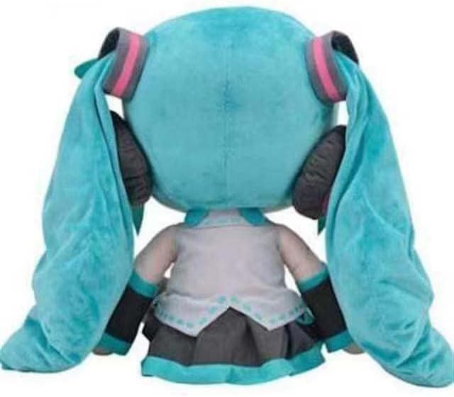 32cm Turquoise Hatsune Miku Sitting Doll Plush