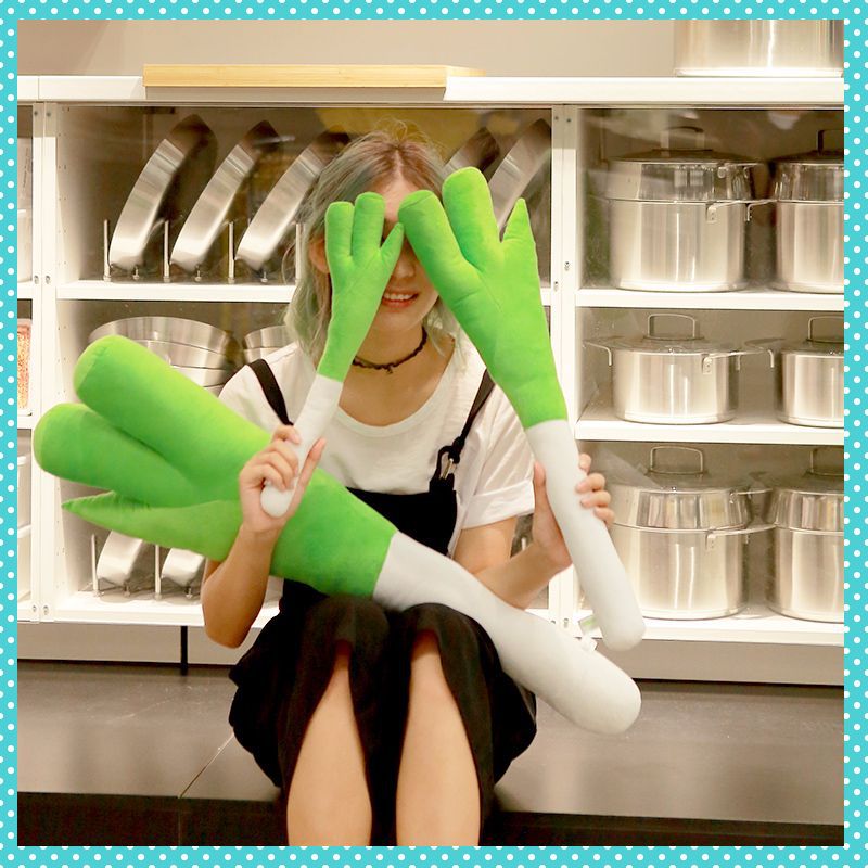 Hatsune Miku Plush 42cm White Green Leek