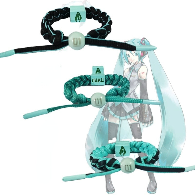 Hatsune Miku Kawaii Hand-woven Bracelet