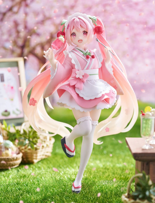 Hatsune Miku Figure - Sakura, Wafuu Kissa Ver. (Taito)