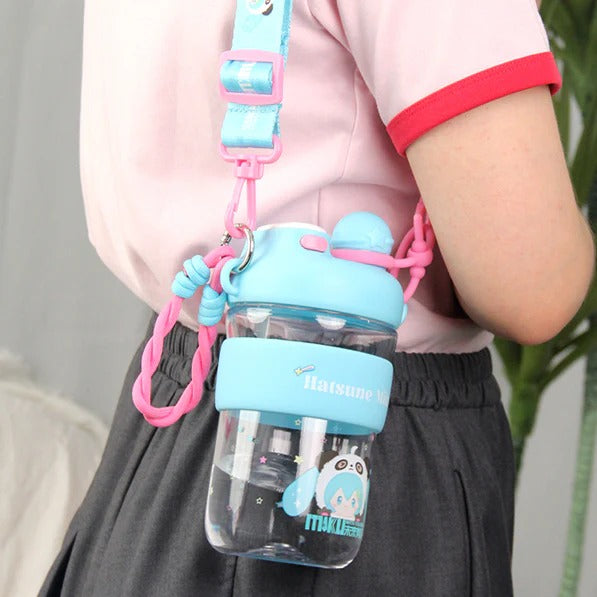 Hatsune Miku Expo Gift box Cute Portable Coffee Tumbler 650ml with Straw