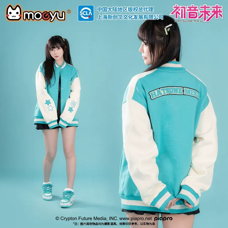 Hatsune Miku Cute Baseball Jacket