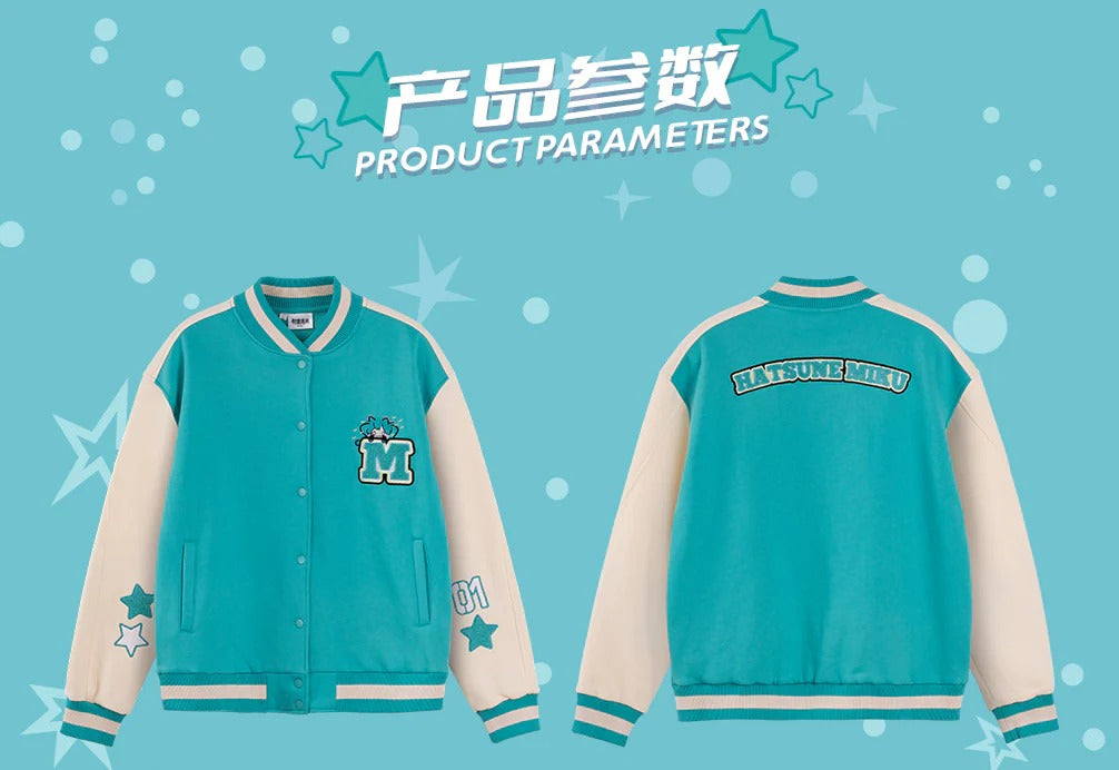 Hatsune Miku Cute Baseball Jacket