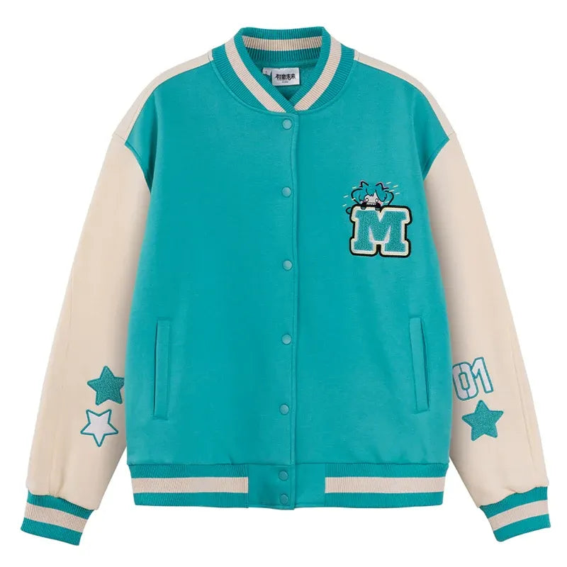 Hatsune Miku Cute Baseball Jacket