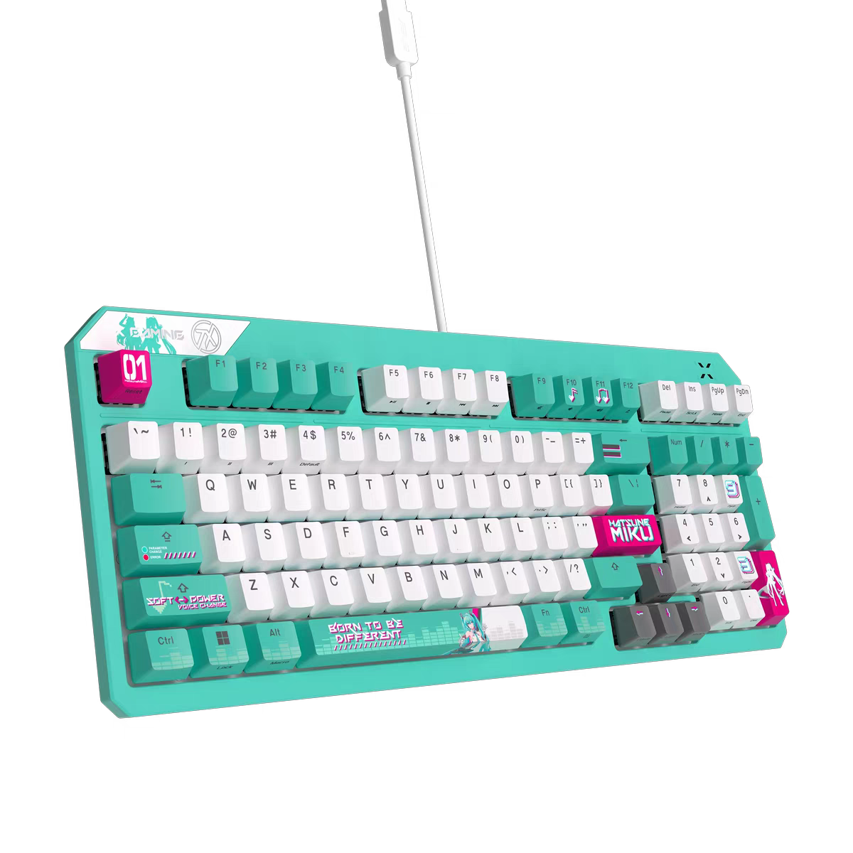 Hatsune Miku keyboard-ASUS TUF Gaming K3 Gen II