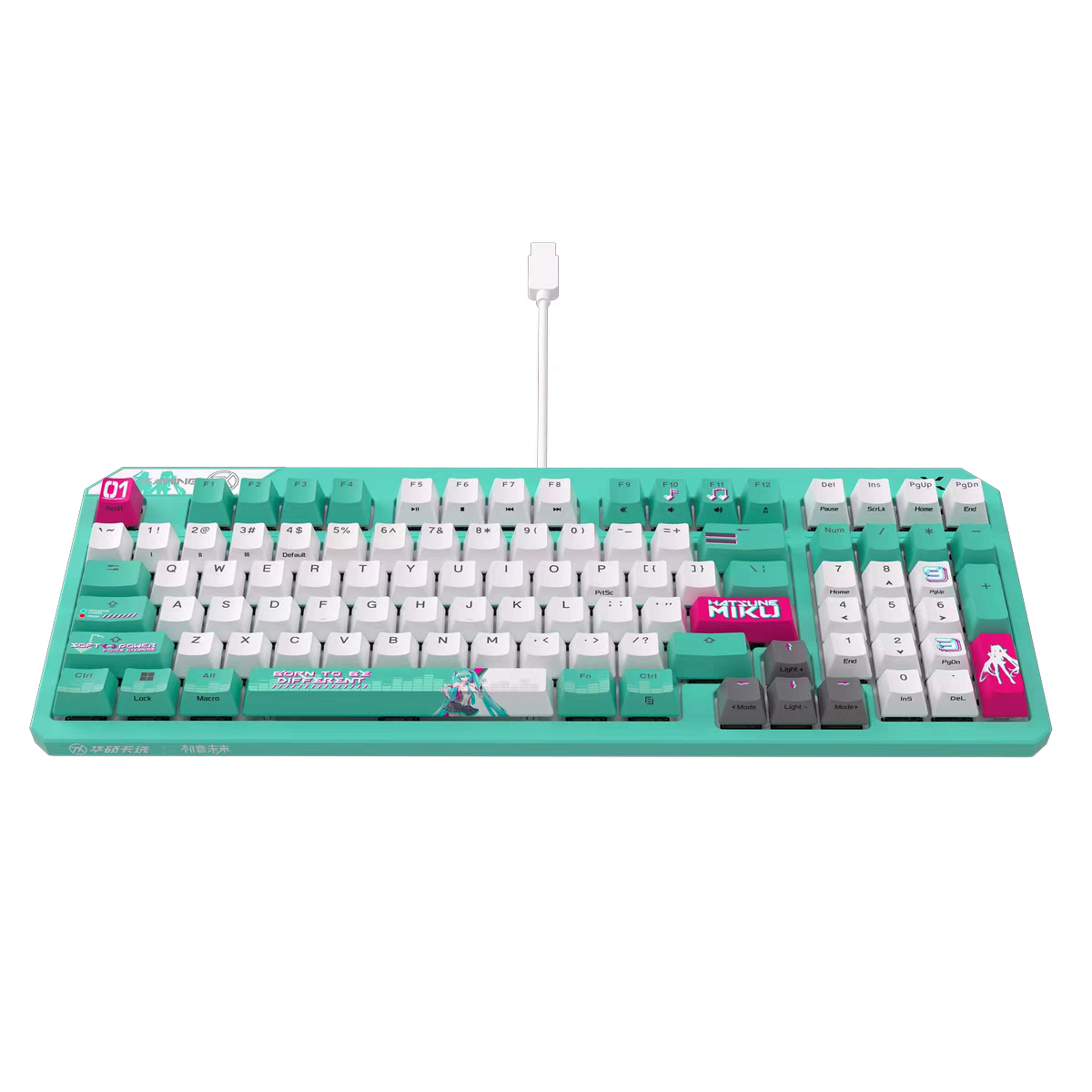Hatsune Miku keyboard-ASUS TUF Gaming K3 Gen II