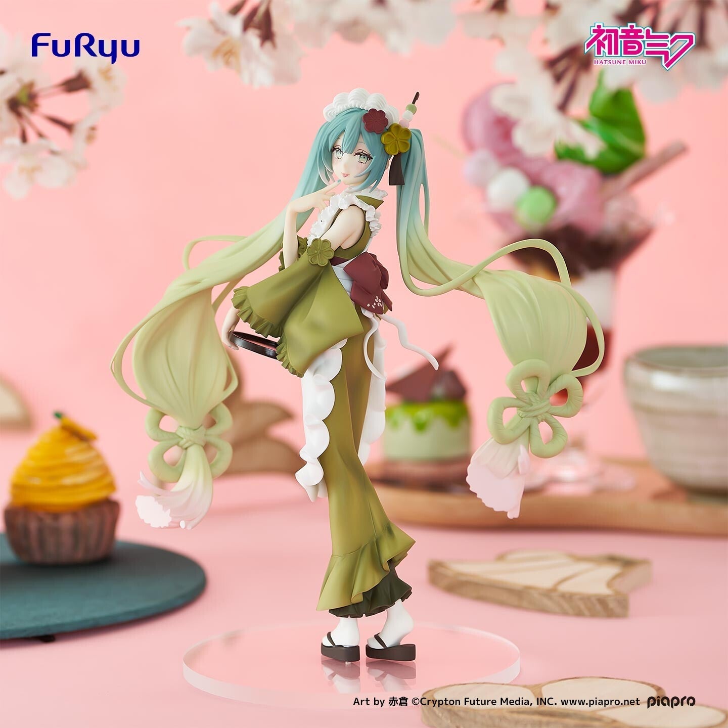 Hatsune Miku - Exceed Creative Figure - Sweet Sweets - Matcha Parfait (FuRyu)