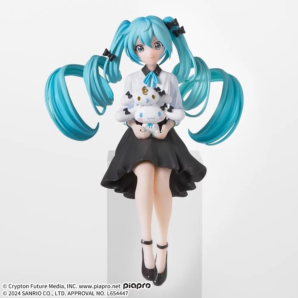 Hatsune Miku x Cinnamoroll - Premium Chokonose Figure - Sumashi Ver. (SEGA)