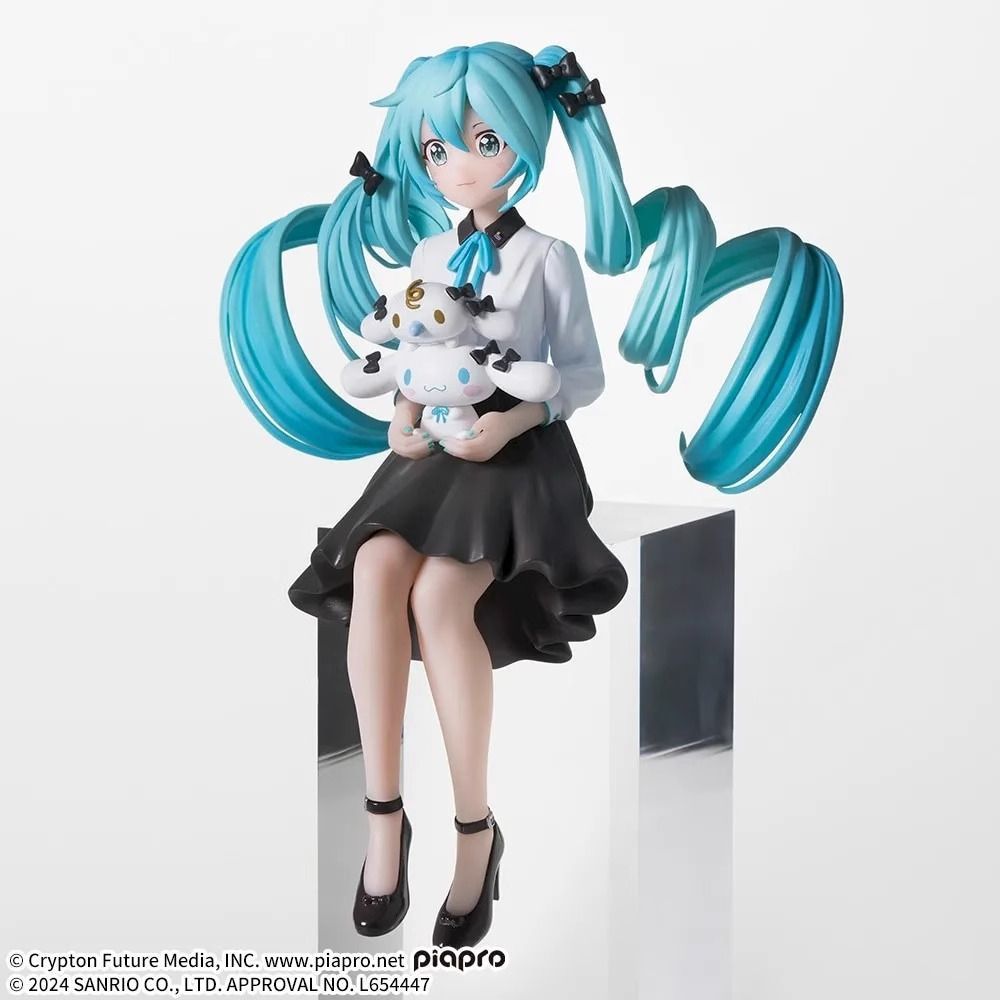 Hatsune Miku x Cinnamoroll - Premium Chokonose Figure - Sumashi Ver. (SEGA)