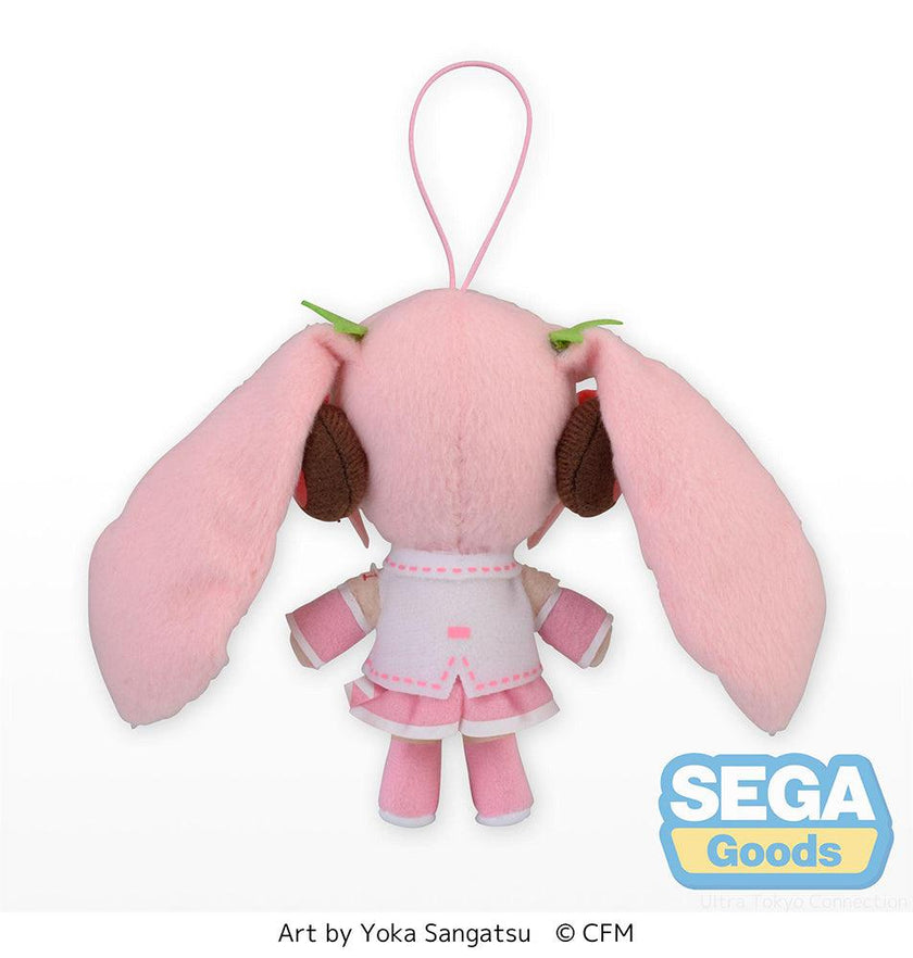 15cm Hatsune Miku Series SEGA MP Fluffy Mascot Sakura Miku