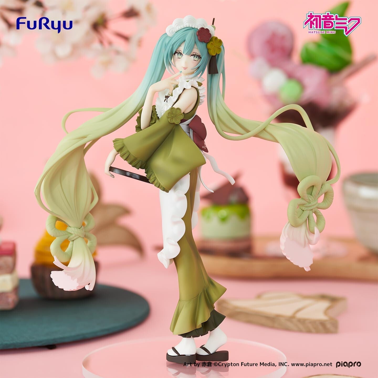 Hatsune Miku - Exceed Creative Figure - Sweet Sweets - Matcha Parfait (FuRyu)