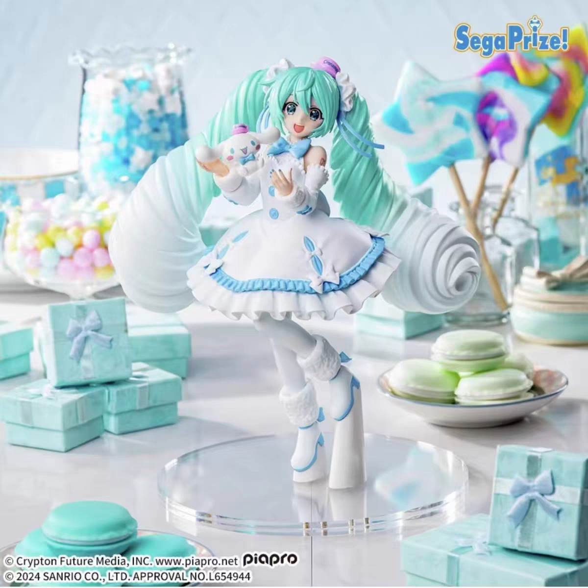 Hatsune Miku x Cinnamoroll - Luminasta - White Dress Ver. (SEGA)