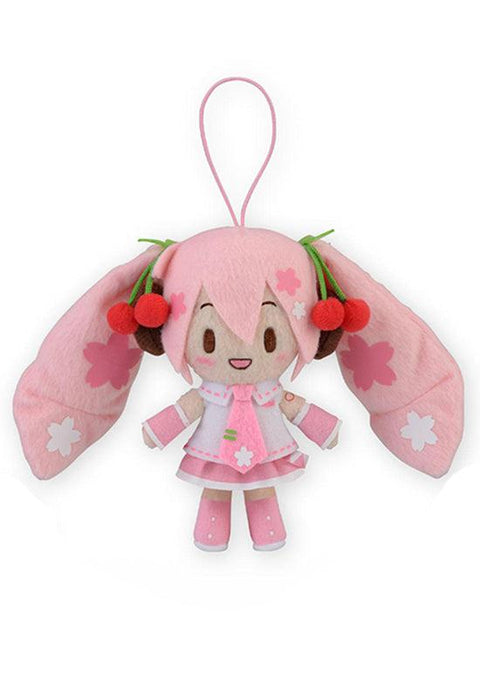 15cm Hatsune Miku Series SEGA MP Fluffy Mascot Sakura Miku
