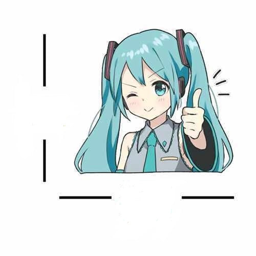 Hatsune Miku Waterproof Cute Sticker Big Size