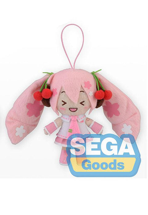 15cm Hatsune Miku Series SEGA MP Fluffy Mascot Sakura Miku
